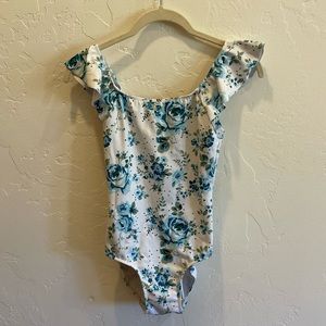 eleve dancewear floral leotard